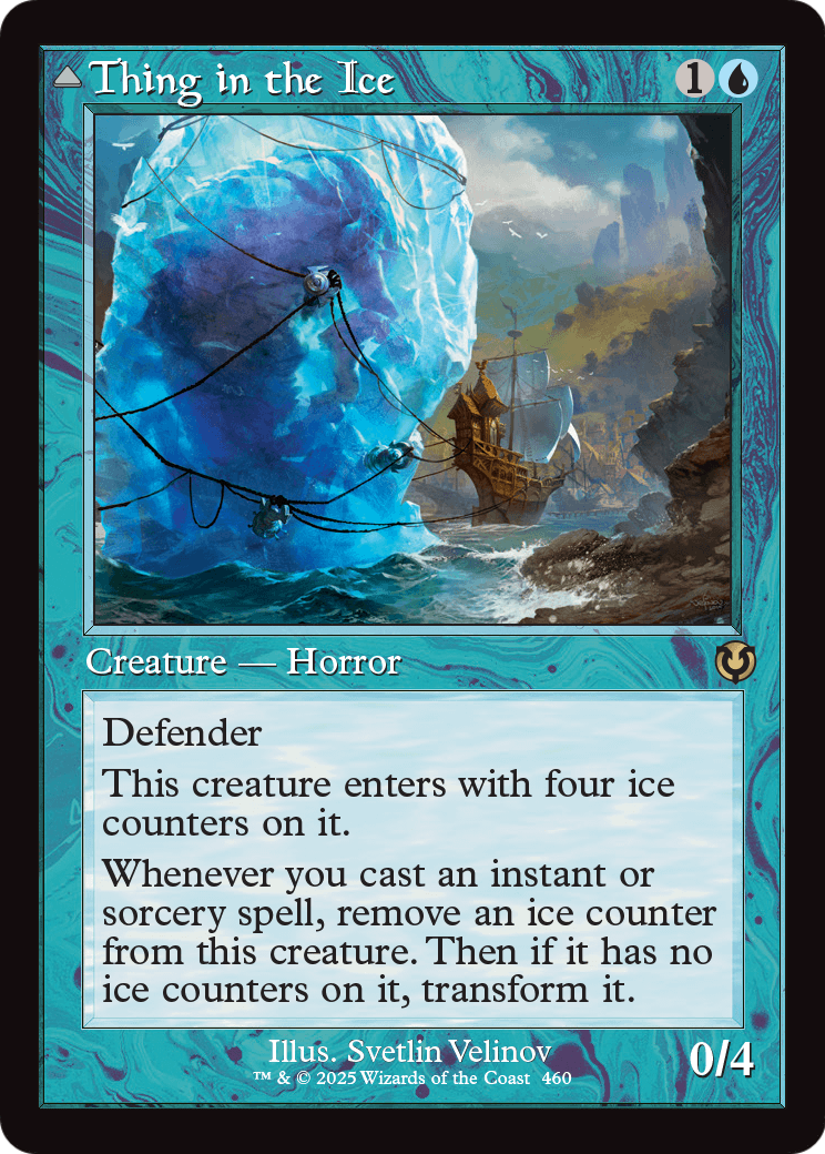 Thing in the Ice // Awoken horror (Retro Frame) (-460) [Innistrad Remastered]