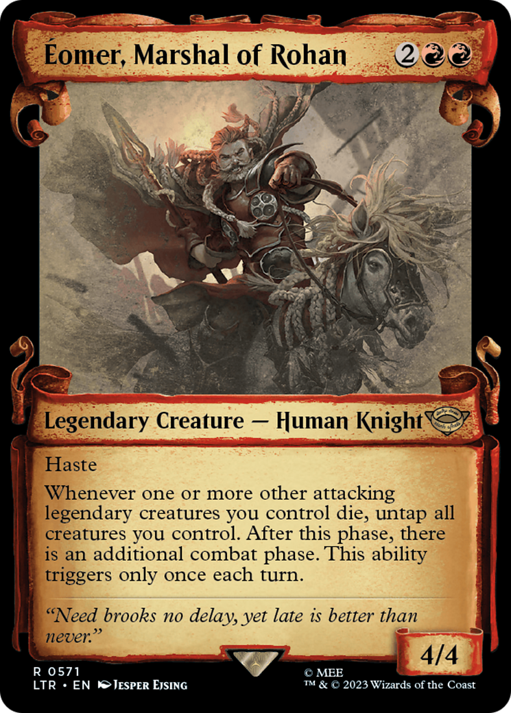 Eomer, Marshal of Rohan [The Lord of the Rings: Tales of Middle-Earth Showcase Scrolls] Foil