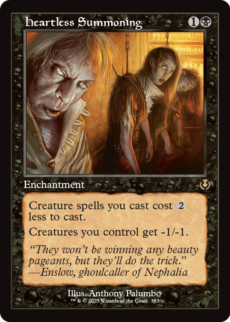 Heartless Summoning (Retro Frame) (-383) [Innistrad Remastered]