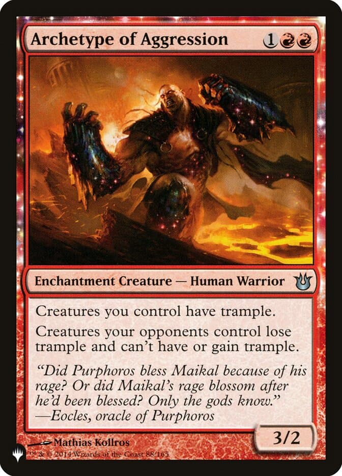 Archetype of Aggression |  (BNG-88) [The List]