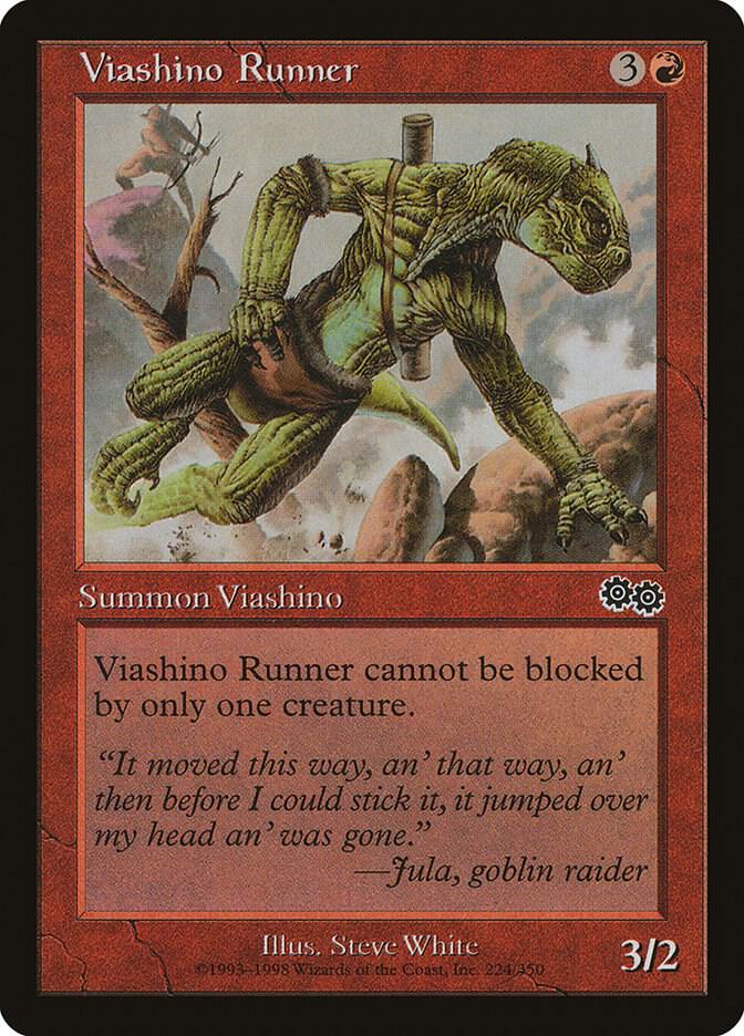 Viashino Runner 224/350 (Urza's Saga) 