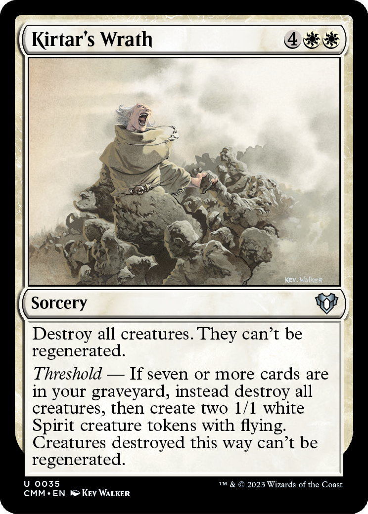 Kirtar's Wrath [Commander Masters] Foil