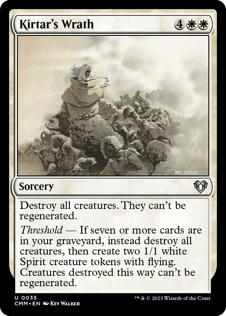 Kirtar's Wrath [Commander Masters] Foil