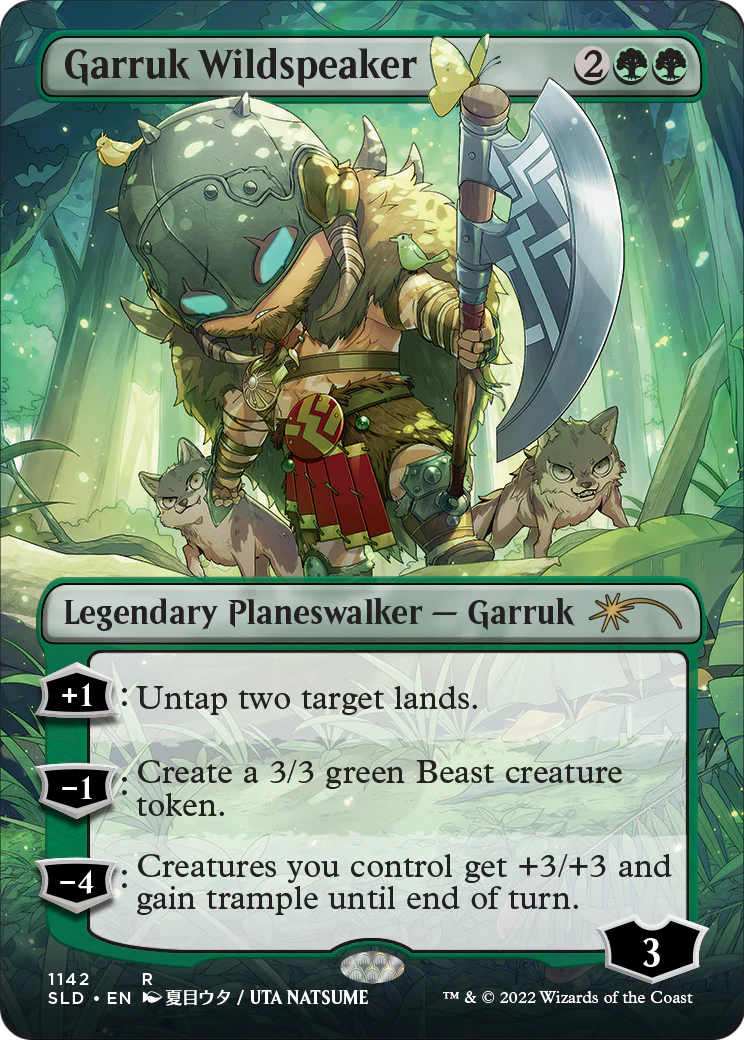 Garruk Wildspeaker (Borderless) [Secret Lair Drop Series] Foil