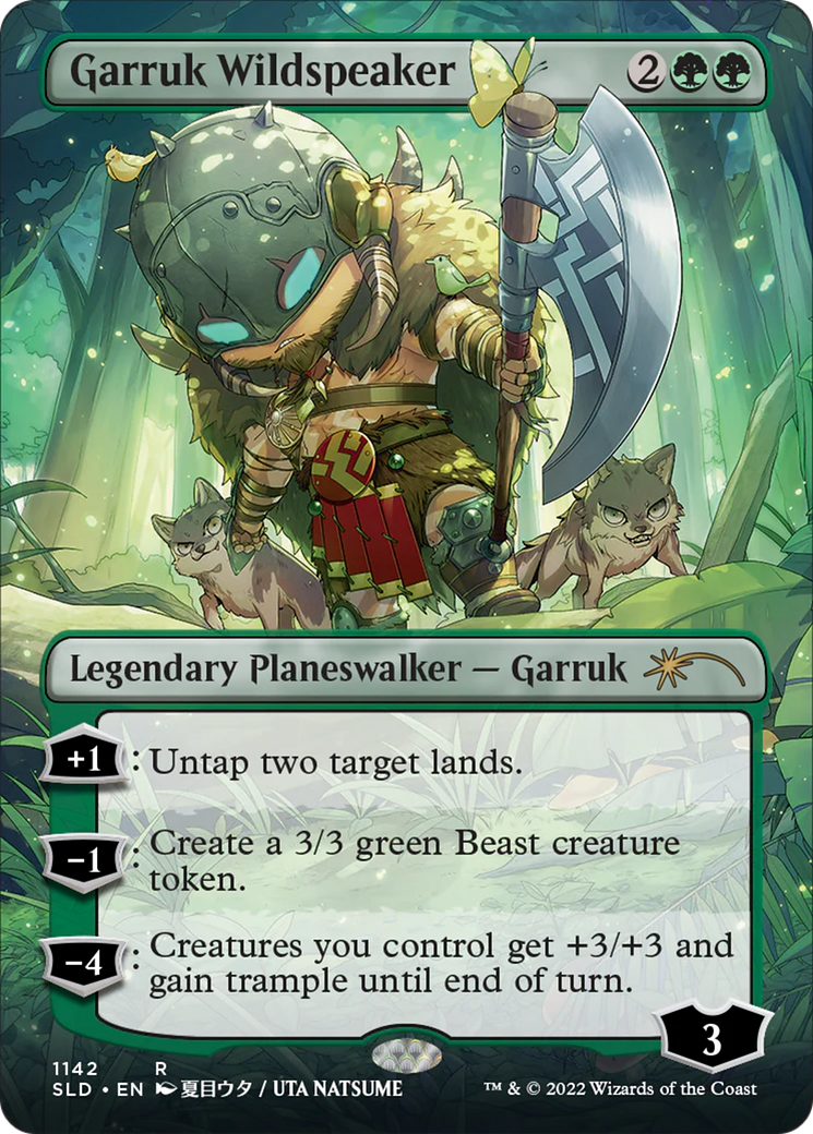 Garruk Wildspeaker (Borderless) [Secret Lair Drop Series] Foil