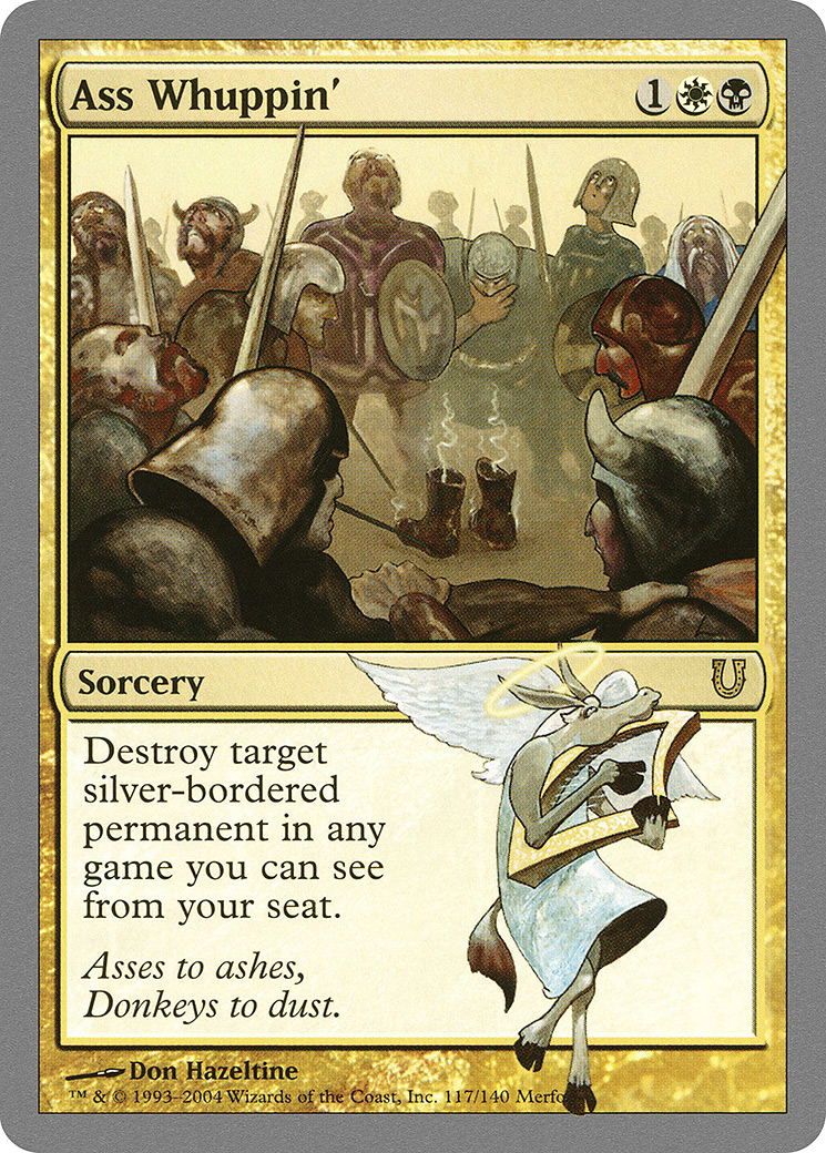 Ass Whuppin' [Unhinged] Foil