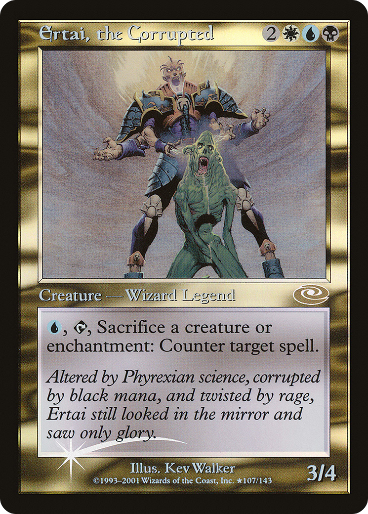 Ertai, the Corrupted (Kev Walker) [Planeshift] Foil