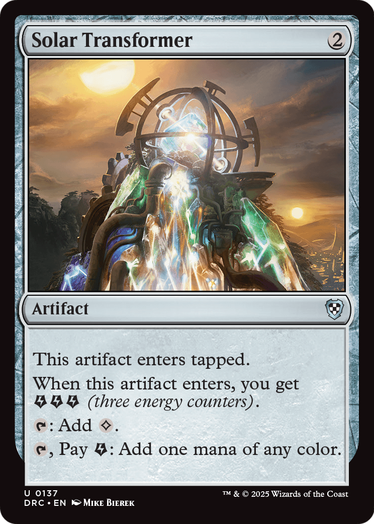 Solar Transformer (-137) [Commander: Aetherdrift]