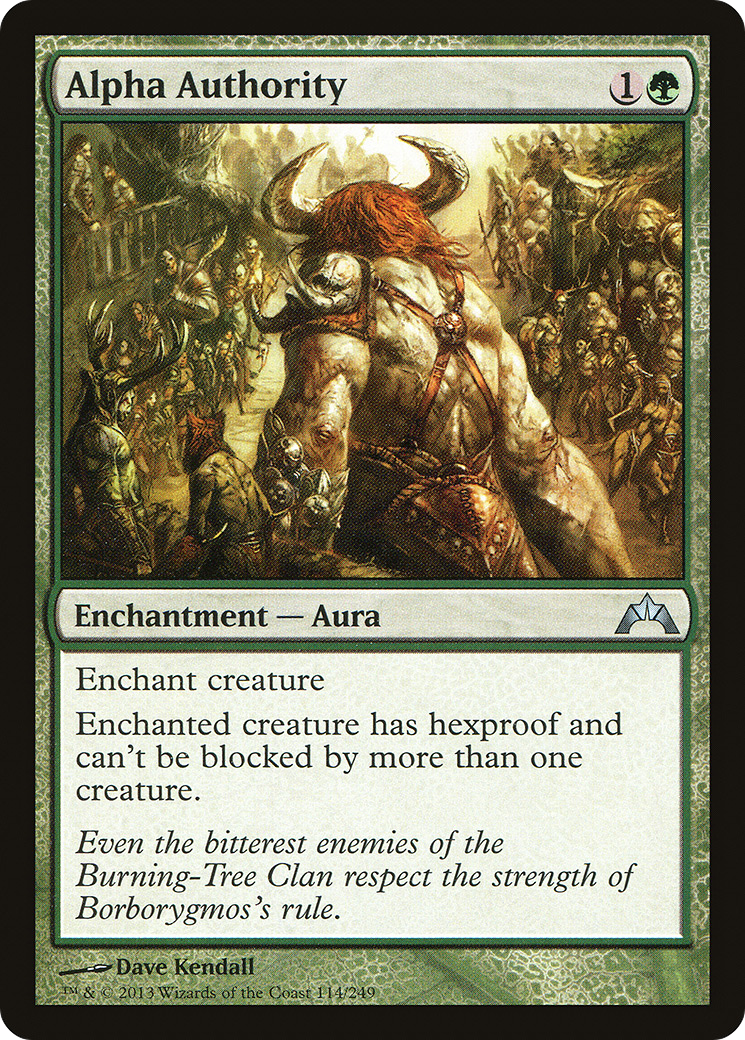 Alpha Authority [Gatecrash] Foil