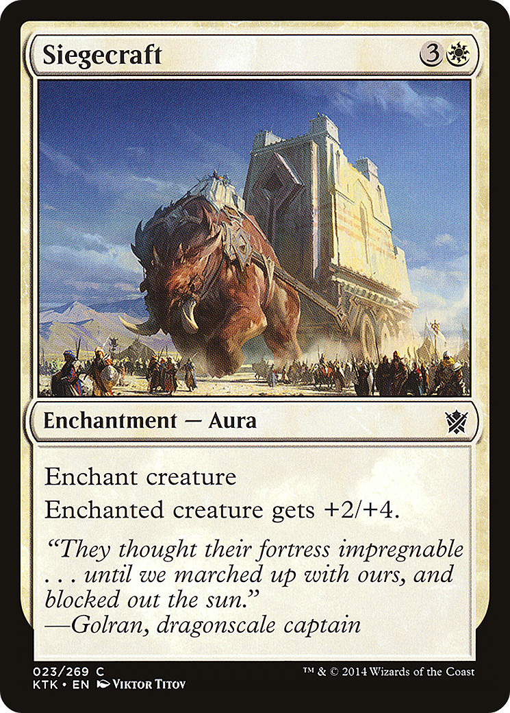Siegecraft [Khans of Tarkir] Foil