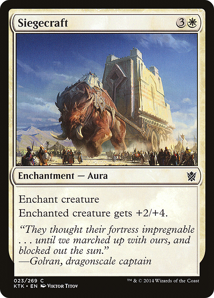 Siegecraft [Khans of Tarkir] Foil