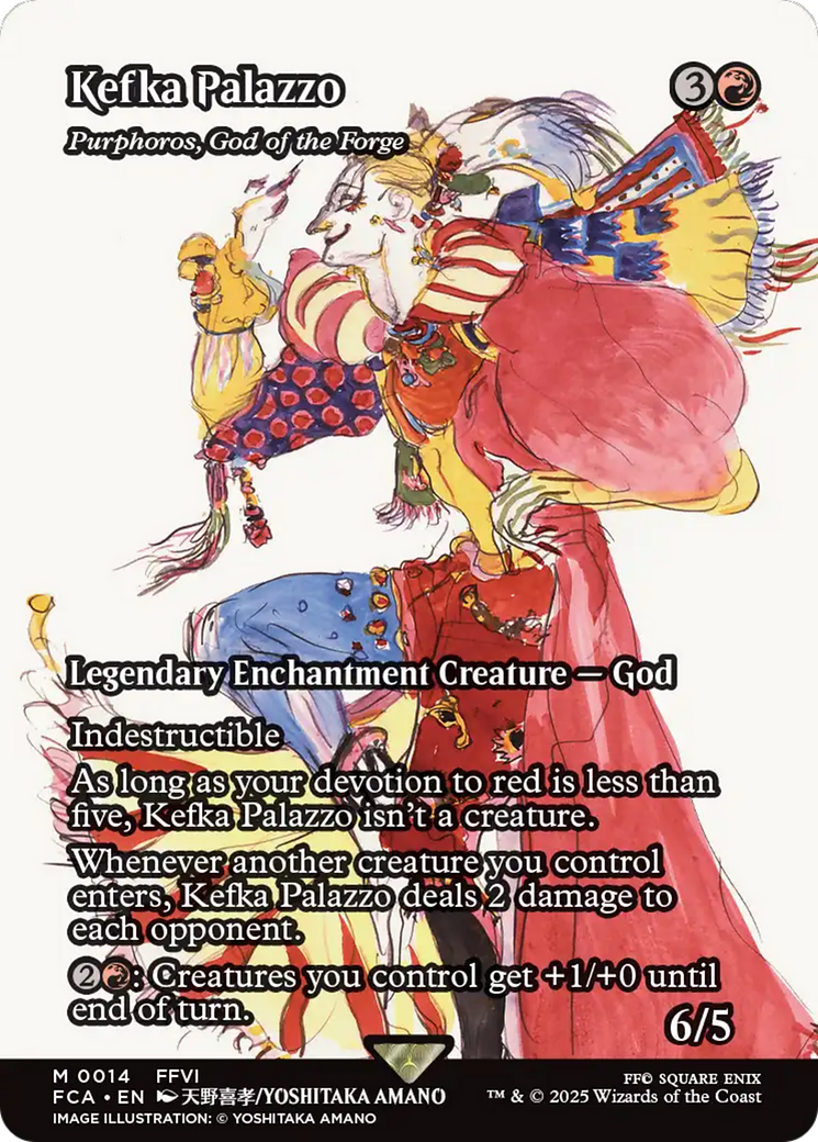 Kefka Palazzo - Purphoros, God of the Forge (Showcase) (014) [FINAL FANTASY: Through the Ages]  Foil