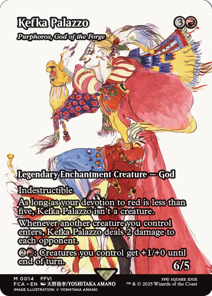 Kefka Palazzo - Purphoros, God of the Forge (Showcase) (014) [FINAL FANTASY: Through the Ages]  Foil