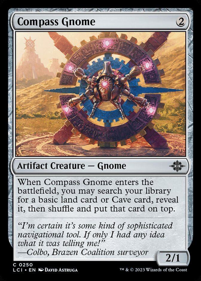 Compass Gnome 250/291 (The Lost Caverns of Ixalan)  - Foil