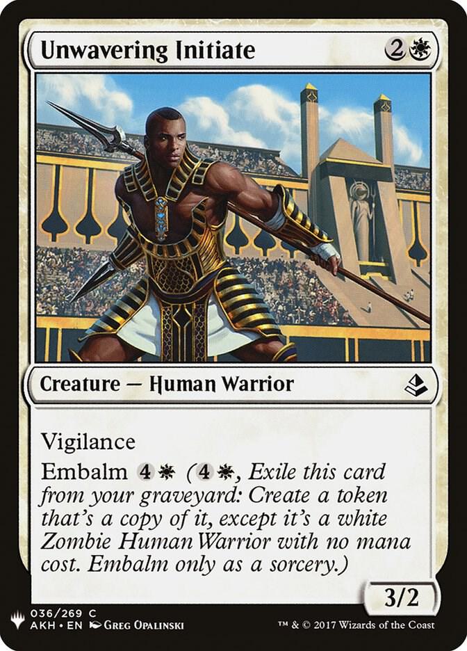 Unwavering Initiate AKH-36/5075 (The List Reprints) 