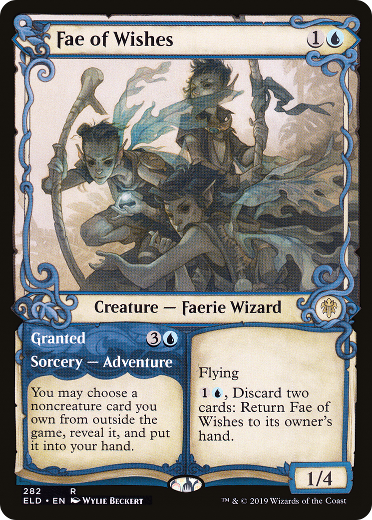 Fae of Wishes // Granted (Showcase) [Throne of Eldraine] Foil