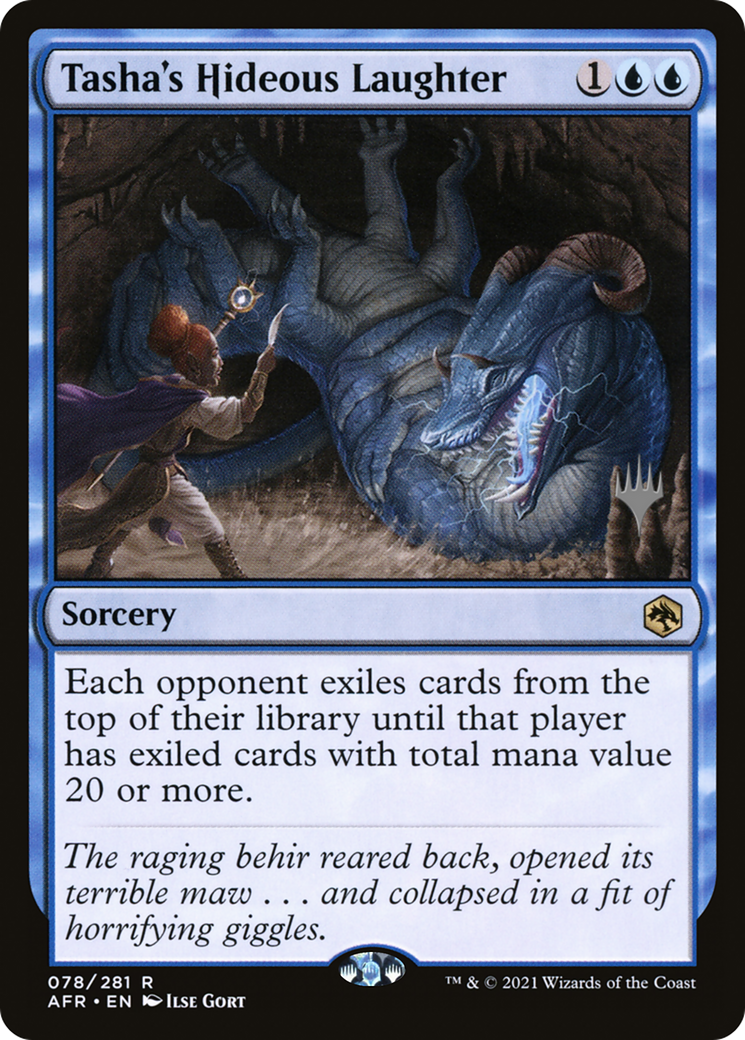 Tasha's Hideous Laughter (Promo Pack) [Dungeons & Dragons: Adventures in the Forgotten Realms Promos] Foil