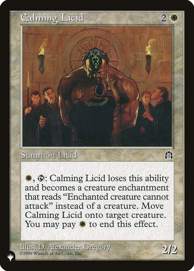 Calming Licid STH-2/5075 (The List Reprints) 