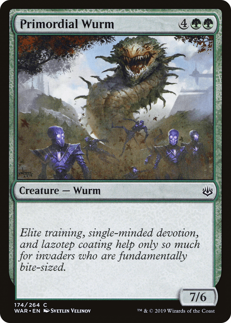Primordial Wurm [War of the Spark] Foil