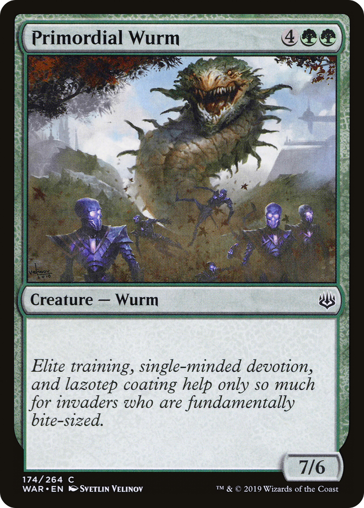 Primordial Wurm [War of the Spark] Foil