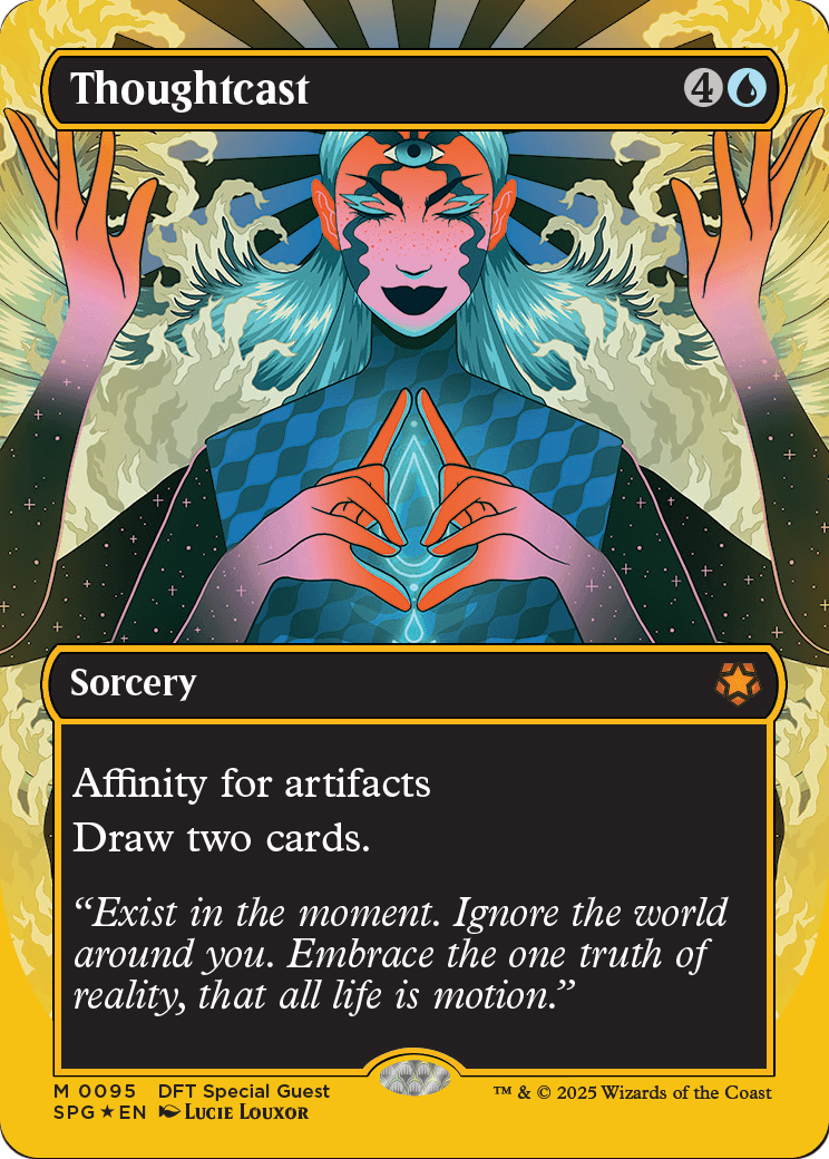 Thoughtcast (Borderless) (First-Place Foil) (-095) [Special Guests]
