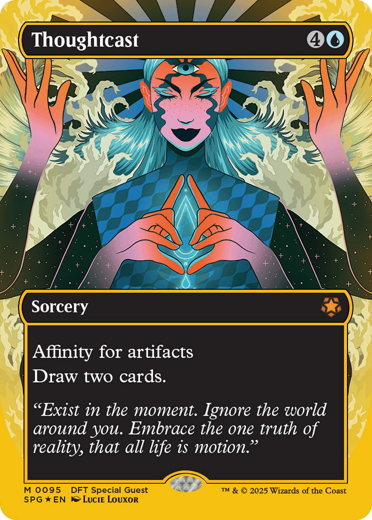Thoughtcast (Borderless) (First-Place Foil) (-095) [Special Guests]