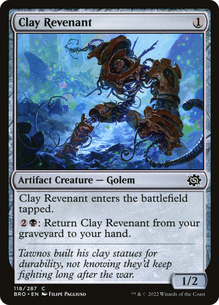 Clay Revenant (BRO-118) - The Brothers' War Foil