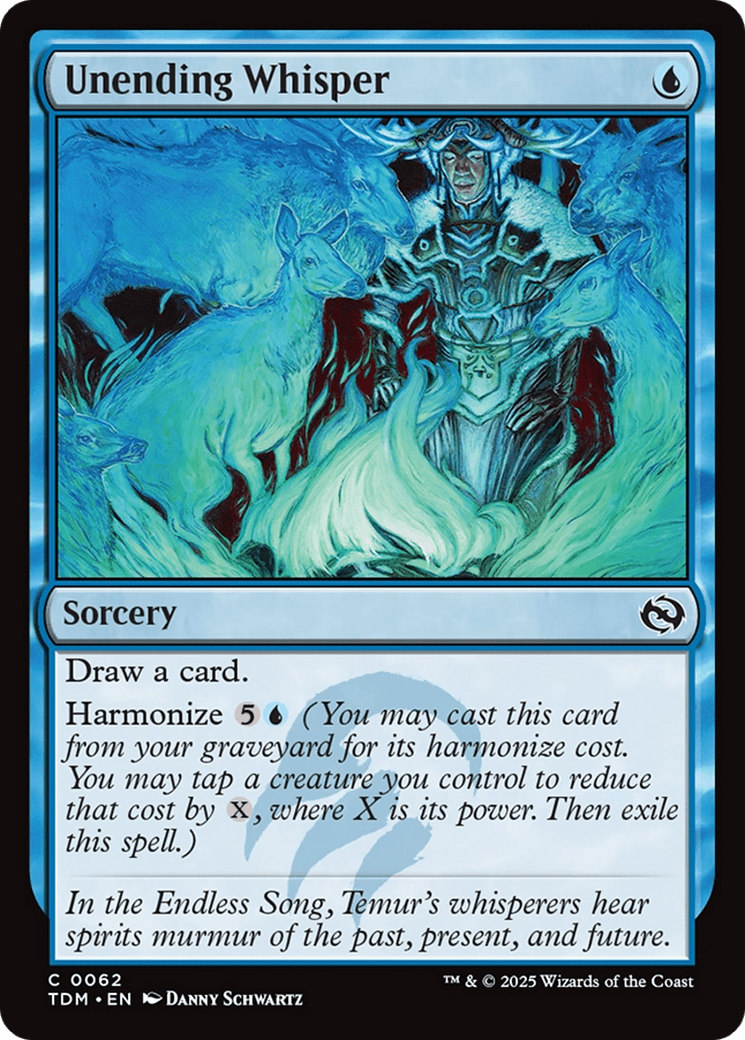 Unending Whisper (062) [Tarkir: Dragonstorm]  Foil