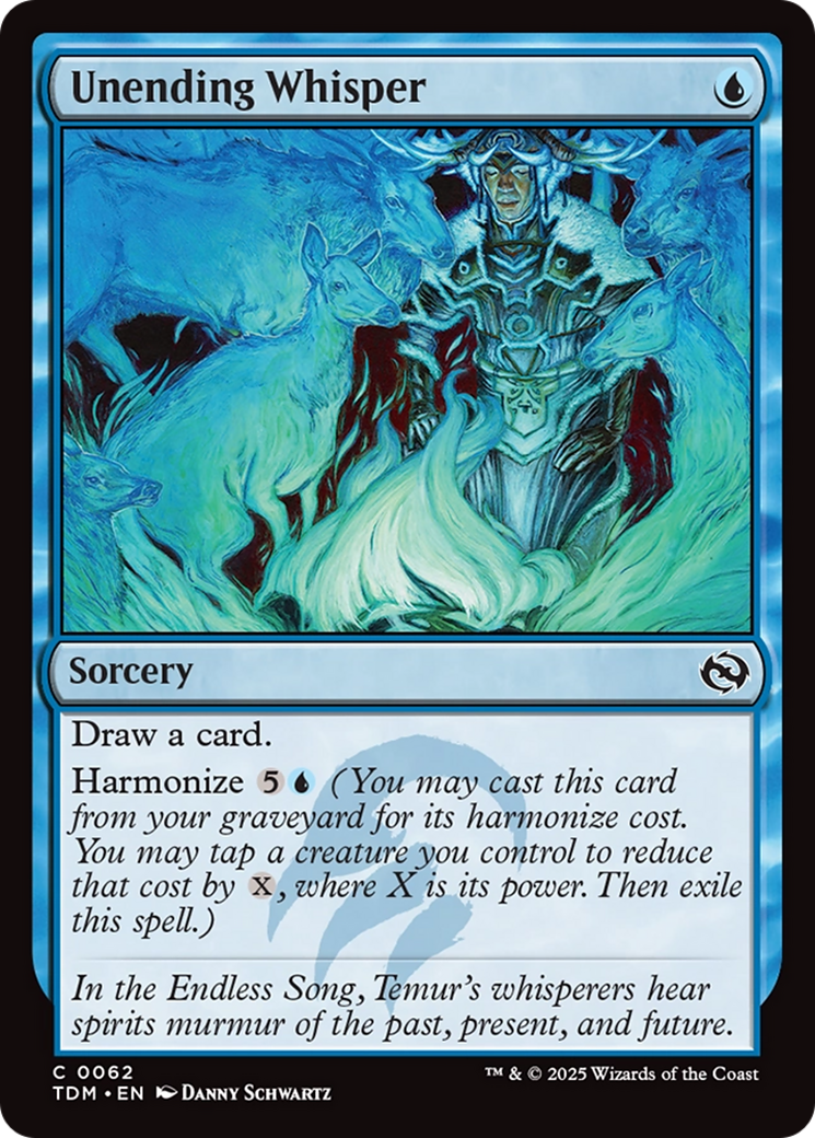 Unending Whisper (062) [Tarkir: Dragonstorm]  Foil