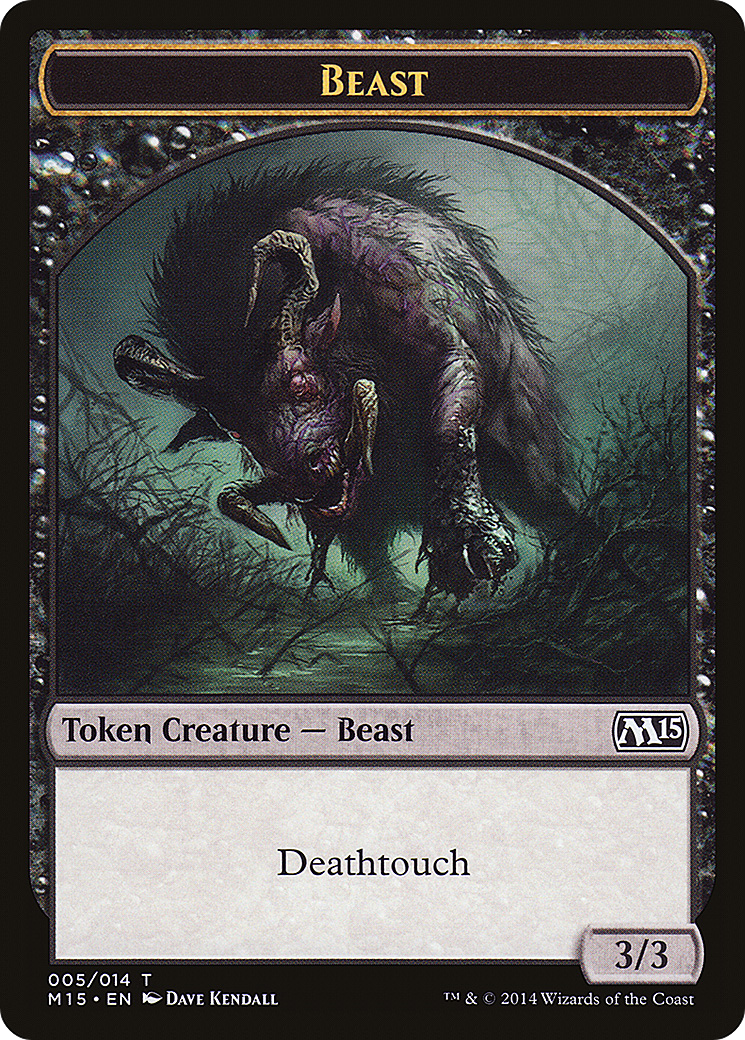 Beast (TM15-005) - Magic 2015 Tokens