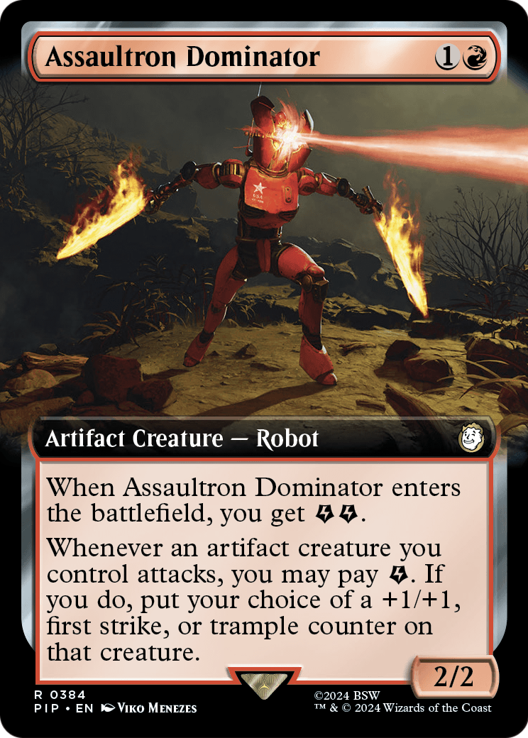 Assaultron Dominator (Extended Art) [Fallout] Foil