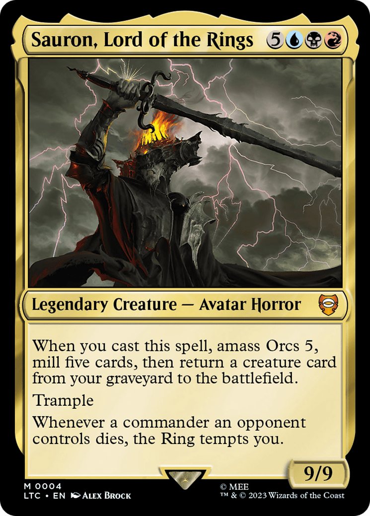 Sauron, Lord of the Rings [The Lord of the Rings: Tales of Middle-Earth Commander] Foil