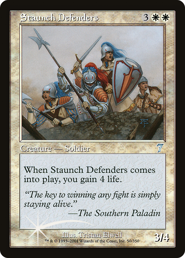 Staunch Defenders [Seventh Edition] Foil