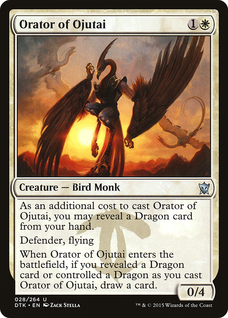 Orator of Ojutai [Dragons of Tarkir] Foil