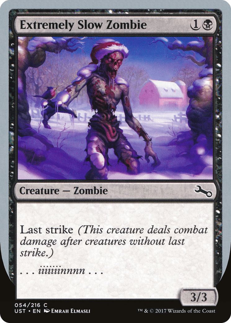 Extremely Slow Zombie ("...iiiiiiinnnn...") [Unstable] Foil
