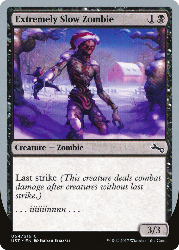Extremely Slow Zombie ("...iiiiiiinnnn...") [Unstable] Foil