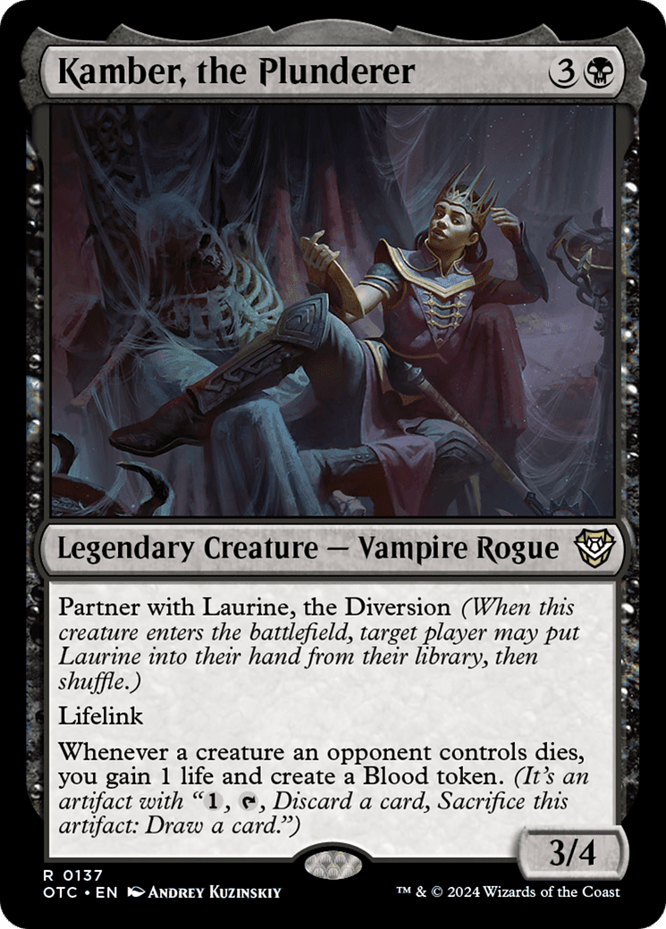Kamber, the Plunderer [Outlaws of Thunder Junction Commander]