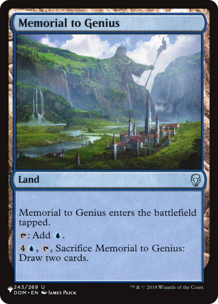 Memorial to Genius |  (DOM-243) [The List]