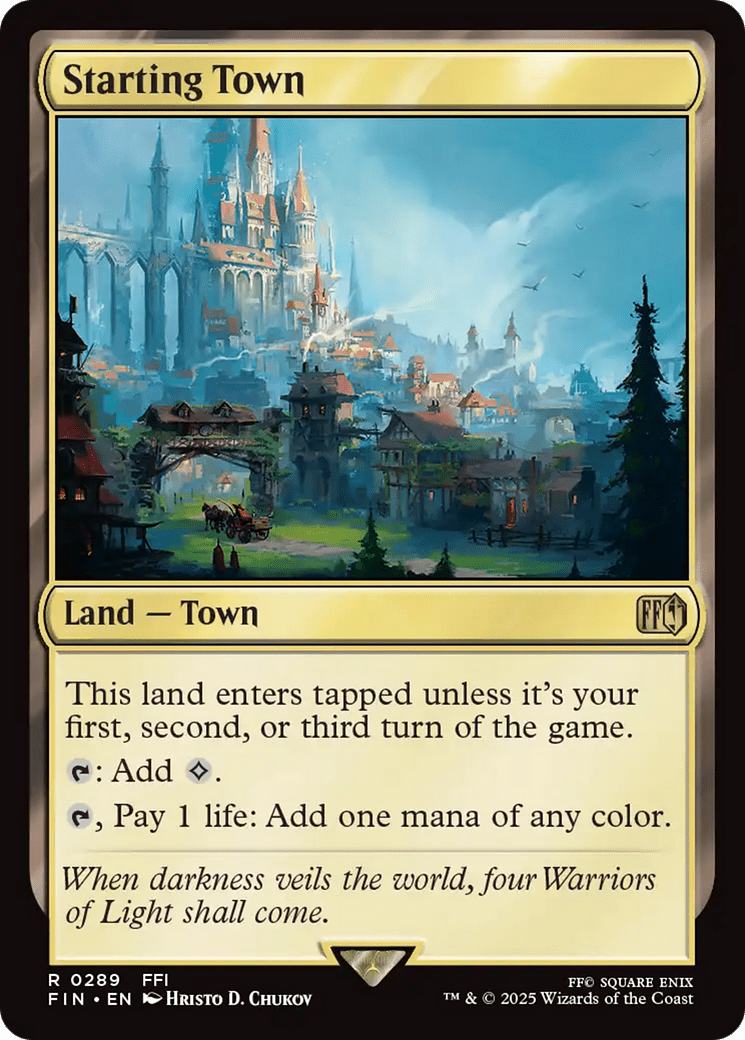 Starting Town (289) [FINAL FANTASY]  Foil