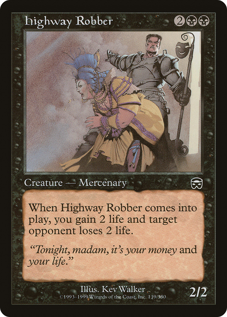 Highway Robber [Mercadian Masques] Foil