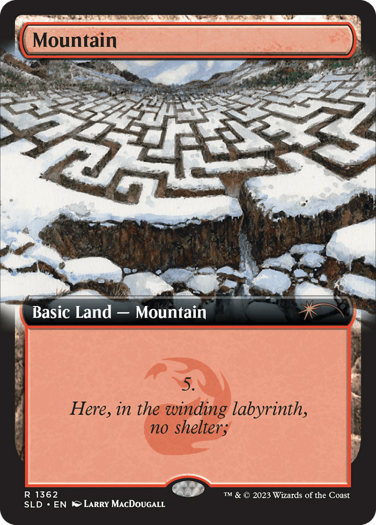 Mountain (1362) [Secret Lair Drop Series] Foil