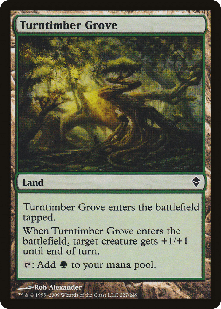 Turntimber Grove [Zendikar] Foil