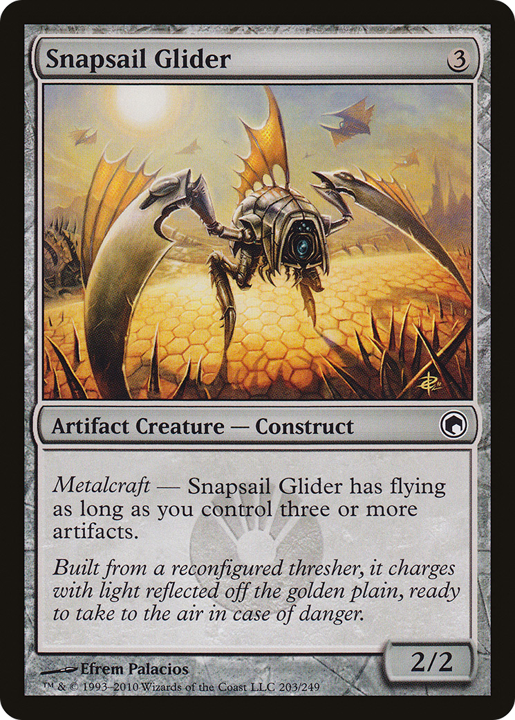 Snapsail Glider [Scars of Mirrodin] Foil