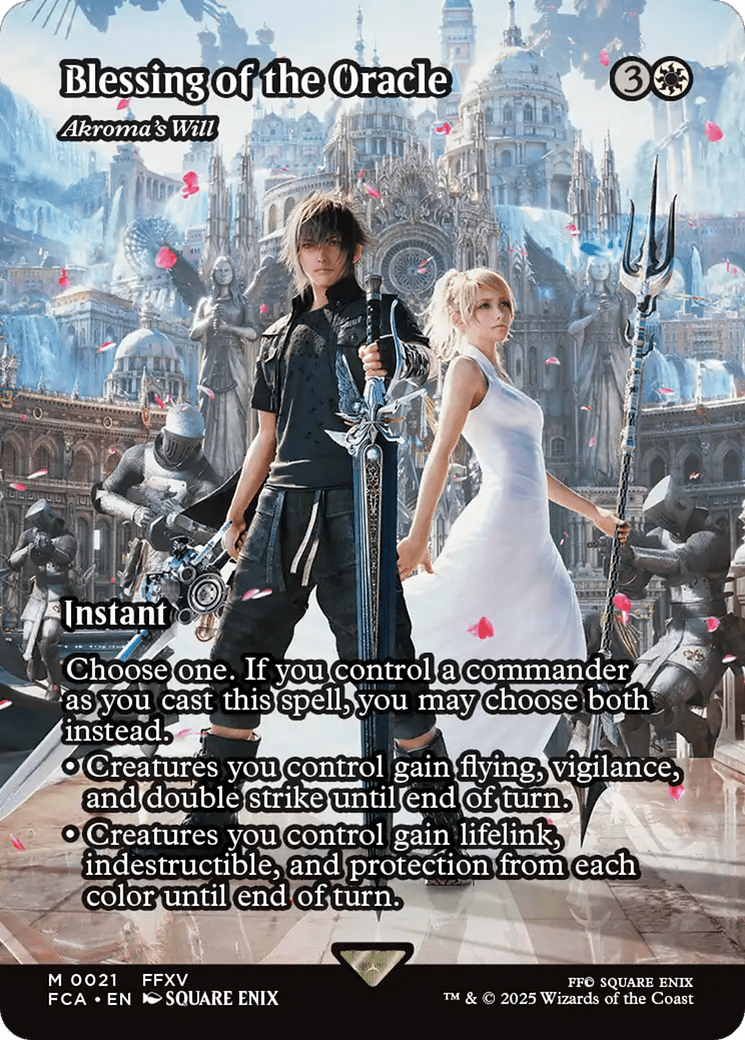 Blessing of the Oracle - Akroma's Will (Showcase) (021) [FINAL FANTASY: Through the Ages]  Foil