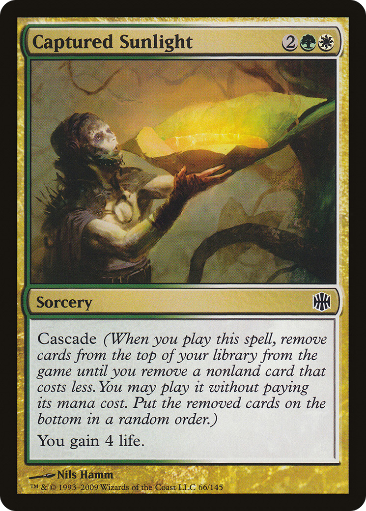 Captured Sunlight [Alara Reborn] Foil