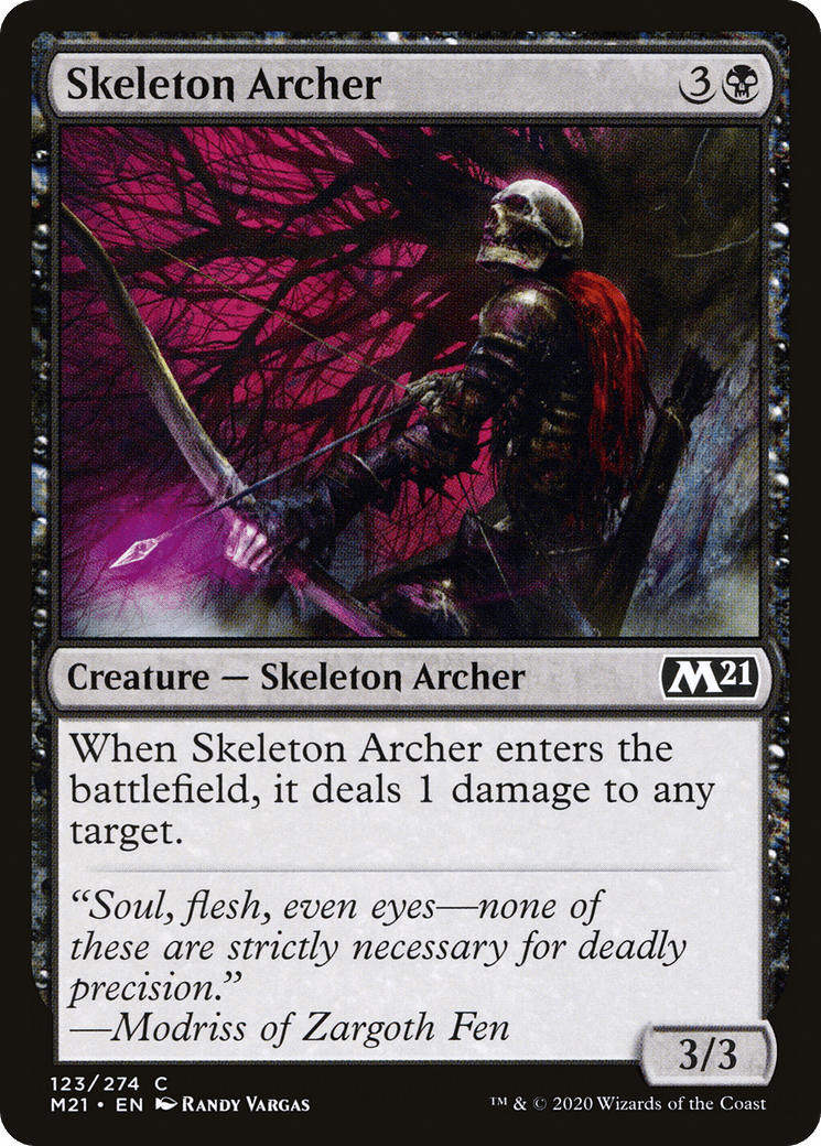 Skeleton Archer [Core Set 2021] Foil