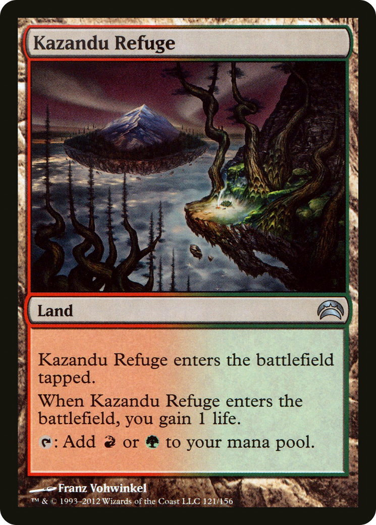 Kazandu Refuge (121) [Planechase 2012]  Foil