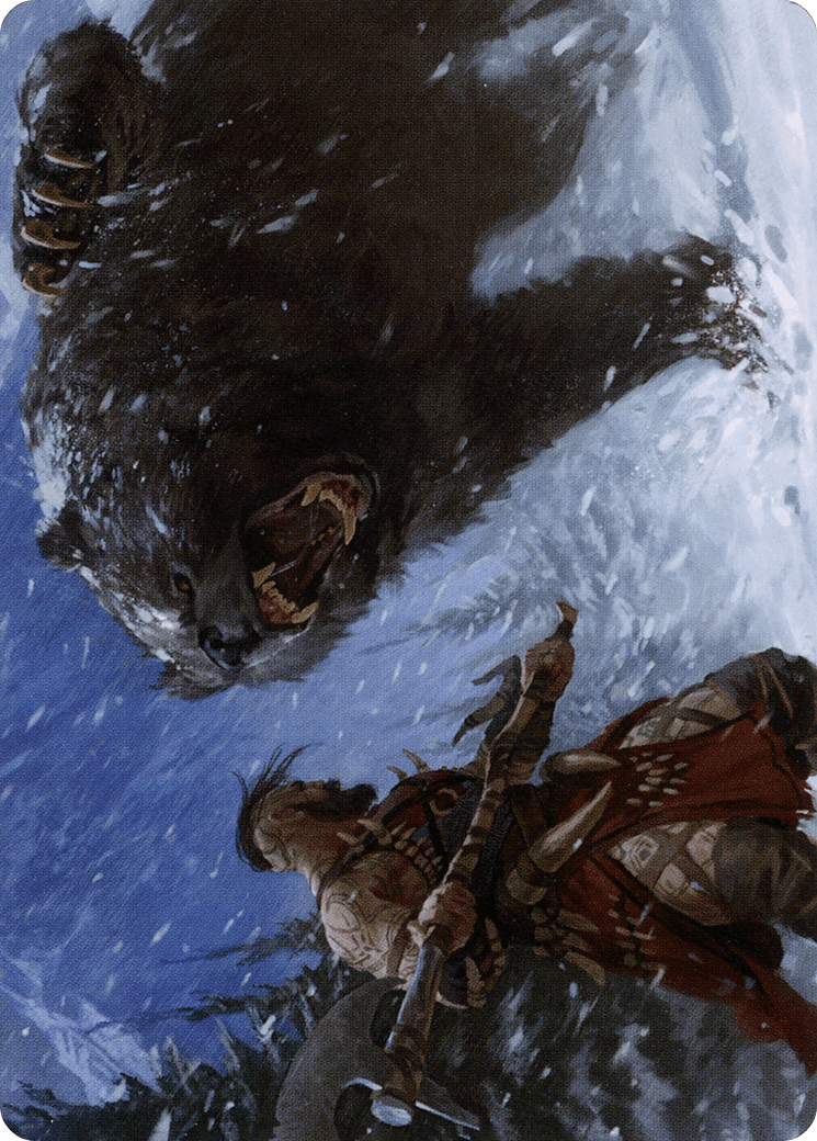 Blizzard Brawl // Blizzard Brawl (AKHM-041) - Kaldheim Art Series (Borderless)