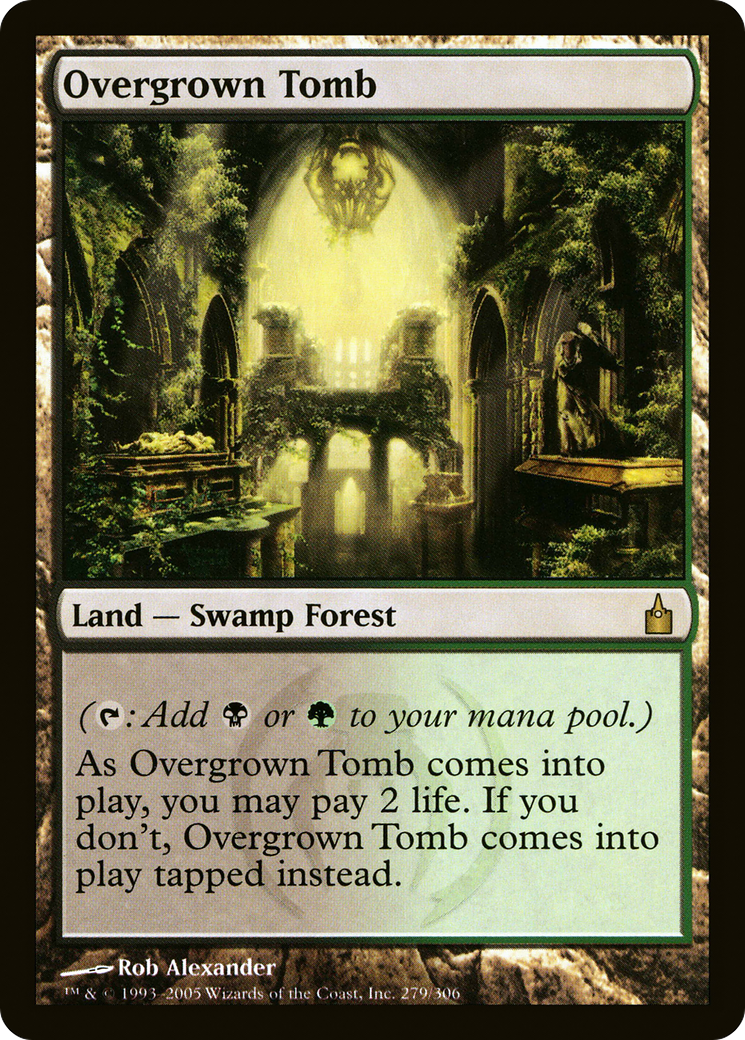 Overgrown Tomb [Ravnica: City of Guilds] Foil