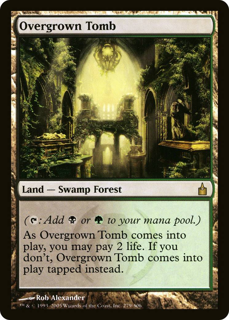 Overgrown Tomb [Ravnica: City of Guilds] Foil